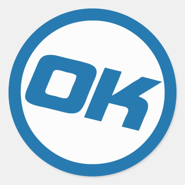 OK Sticker (Front)