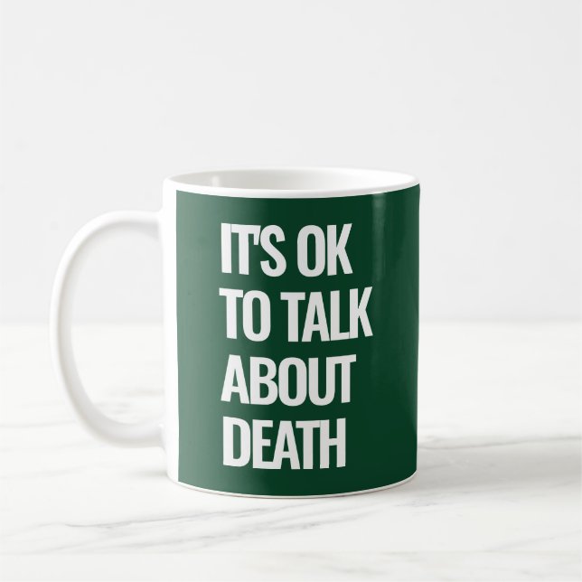 OK to Talk Coffee Mug (Left)