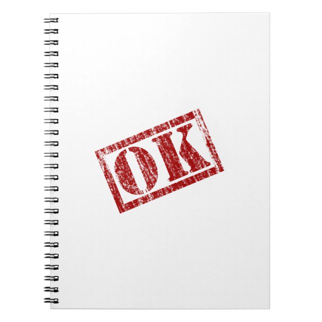 OK Written Notebook (Front)