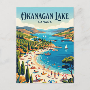 Okanagan Lake Canada Postcard