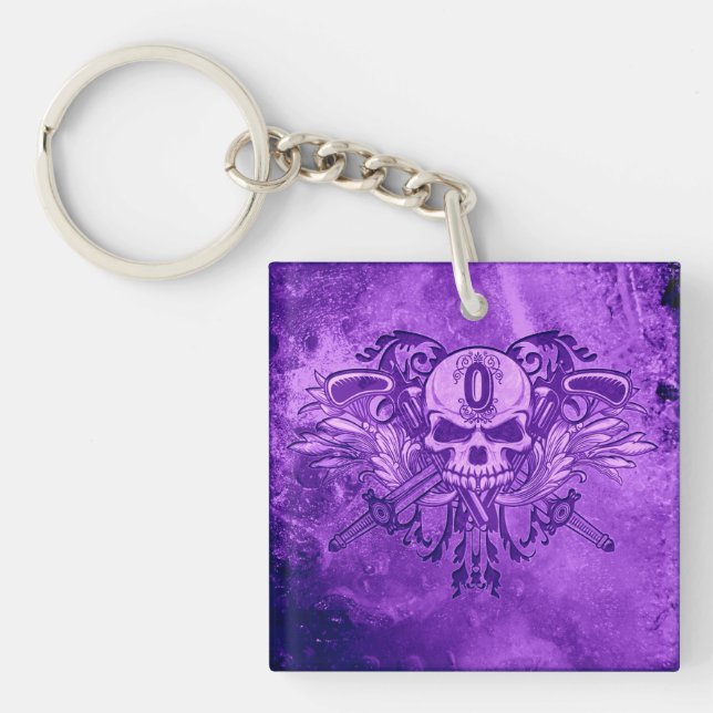 O'Kane Logo Keychain (Purple) (Front)