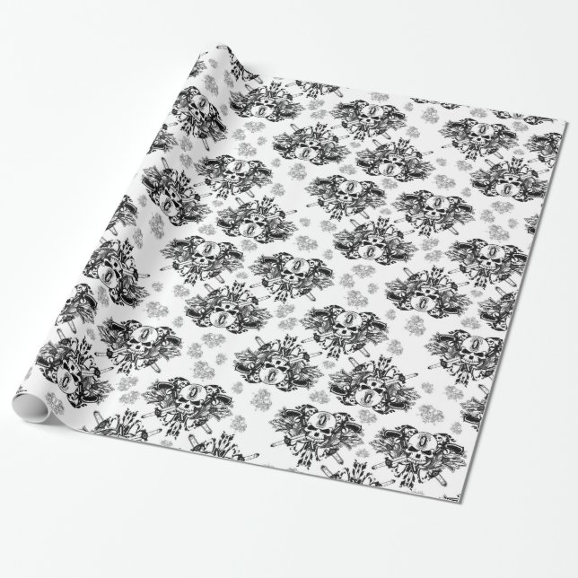 O'Kane Logo Wrapping Paper (Black & Grey) (Unrolled)