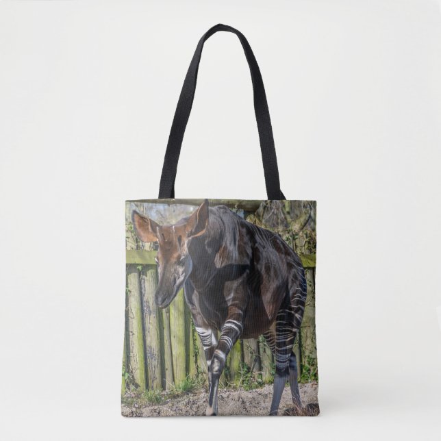 Okapi at the zoo Tote Bag (Front)