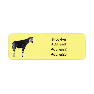 Okapi cartoon illustration