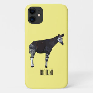 Okapi cartoon illustration Case-Mate iPhone case