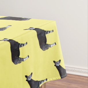 Okapi cartoon illustration tablecloth