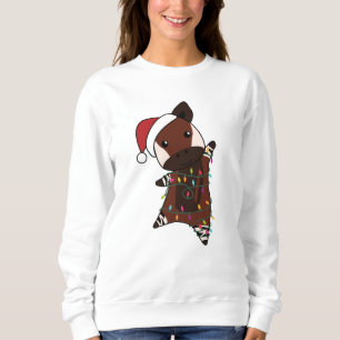 Okapi Christmas Snow Winter Animals Okapis Sweatshirt