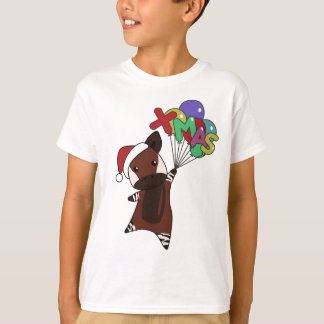 Okapi Christmas Snow Winter Animals Okapis T-Shirt