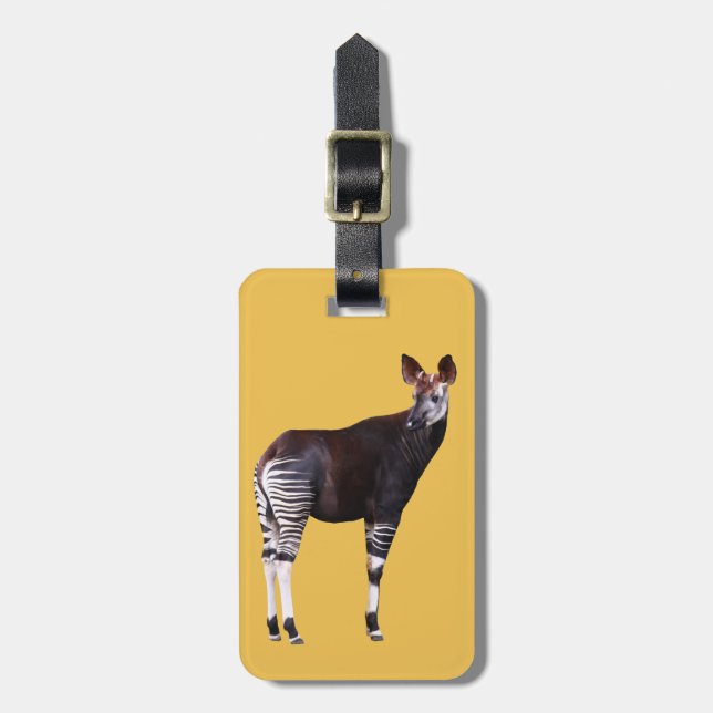 Okapi Luggage Tag (Front Vertical)