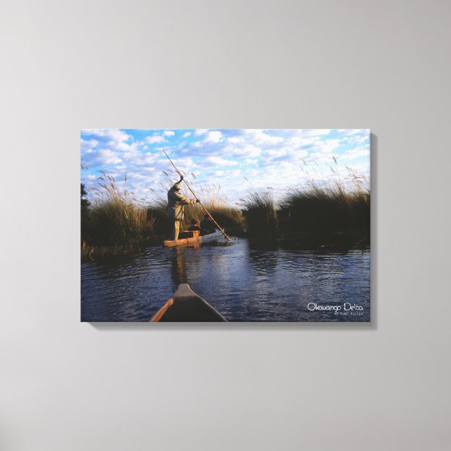 Okavango Delta Canvas Print (Front)