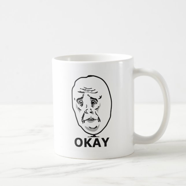 Okay Guy Meme Coffee Mug (Right)