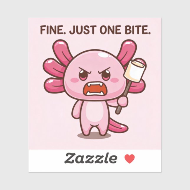OKAY. JUST ONE BITE. (Sheet)