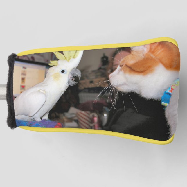 Okay...make myself look big golf head cover (Front)