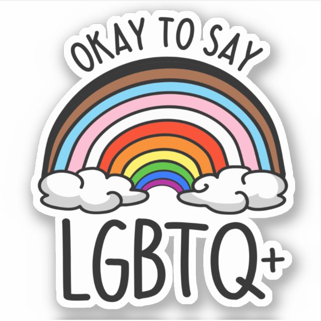Okay to say LGBTQ+ (Front)