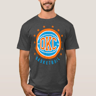 OKC Basketball Vintage Distressed T-Shirt