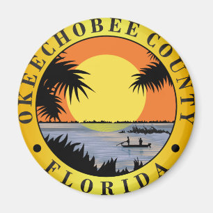 Okeechobee county seal magnet