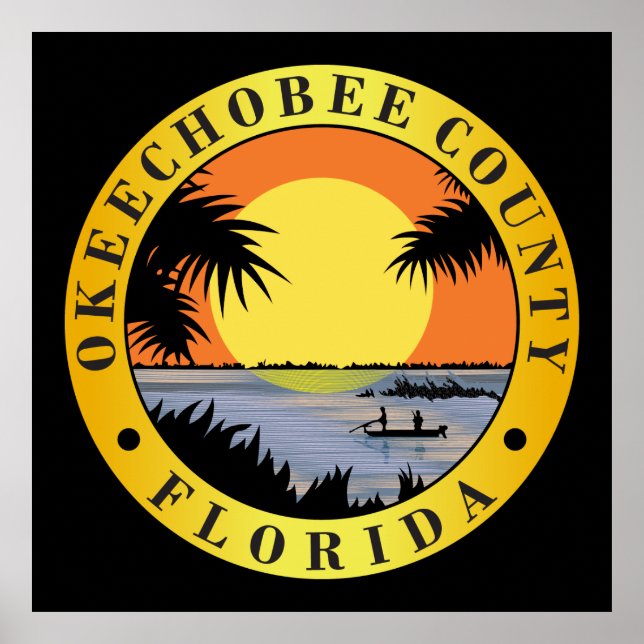 Okeechobee county seal poster (Front)