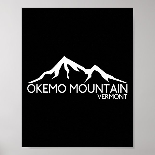 Okemo Mountain Skiing Vermont  Poster (Front)