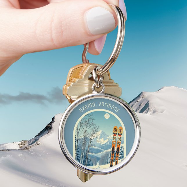 Okemo Vermont ski holiday souvenir  Key Ring (Creator Uploaded)