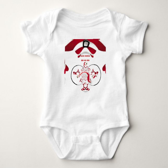 Oki Dokie Santa! Baby Bodysuit (Front)