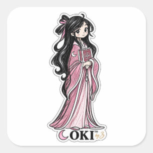 OKI™   Moon Girl Original Character Sticker
