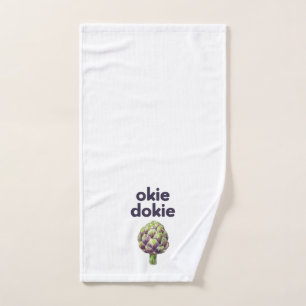 Okie Dokie Artichokie Hand Towel
