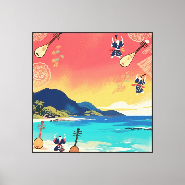 Okinawa Bunka  Canvas Print (Front)
