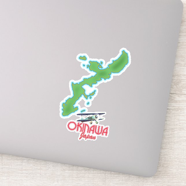 Okinawa Japan travel map (Detail)