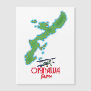 Okinawa Japan travel map