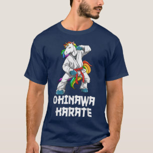 Okinawa Karate Unicorn  Karate Japanese Martial Ar T-Shirt