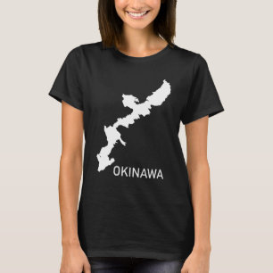 Okinawa T-Shirt (Okinawa Map) Ladies T-Shirt