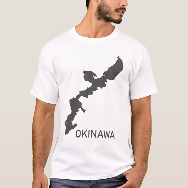 Okinawa T-Shirt (Okinawa Map) Men's T-Shirt (Front)