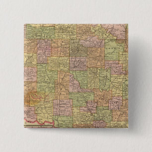 Oklahoma 15 Cm Square Badge