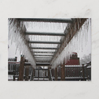 Oklahoma 2010 ice storm! postcard