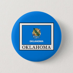 Oklahoma 6 Cm Round Badge