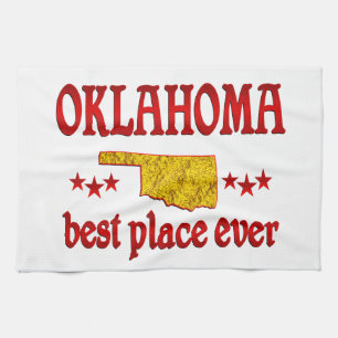 Oklahoma Best Tea Towel