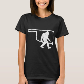 Oklahoma Bigfoot Hunter Sasquatch Yeti State Pride T-Shirt