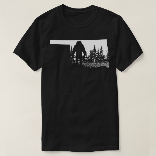 Oklahoma Bigfoot T-Shirt (Design Front)