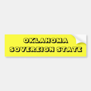 OKLAHOMA BUMPER STICKER