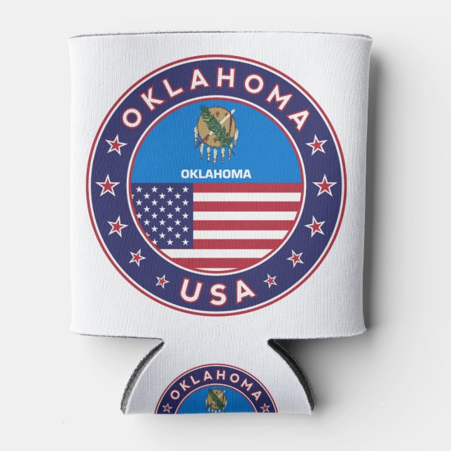 Oklahoma Can Cooler (Front)