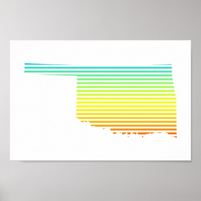 oklahoma chill fade poster (Front)