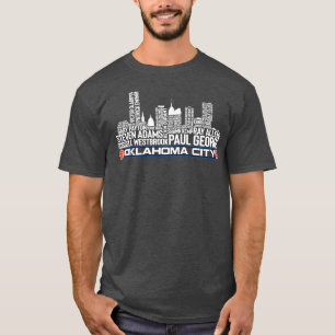 Oklahoma City Basketball Team All Time Legends Cit T-Shirt