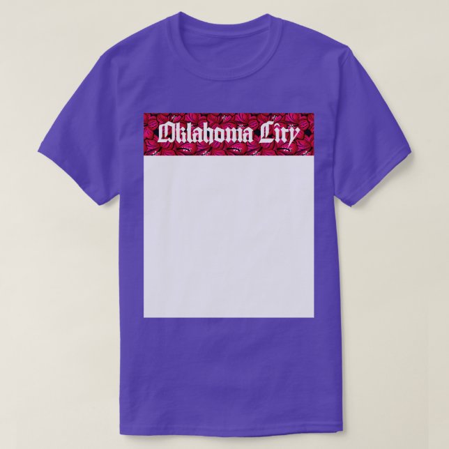 Oklahoma City Flower T-Shirt (Design Front)