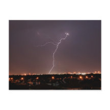 Oklahoma City Lightning Postcard