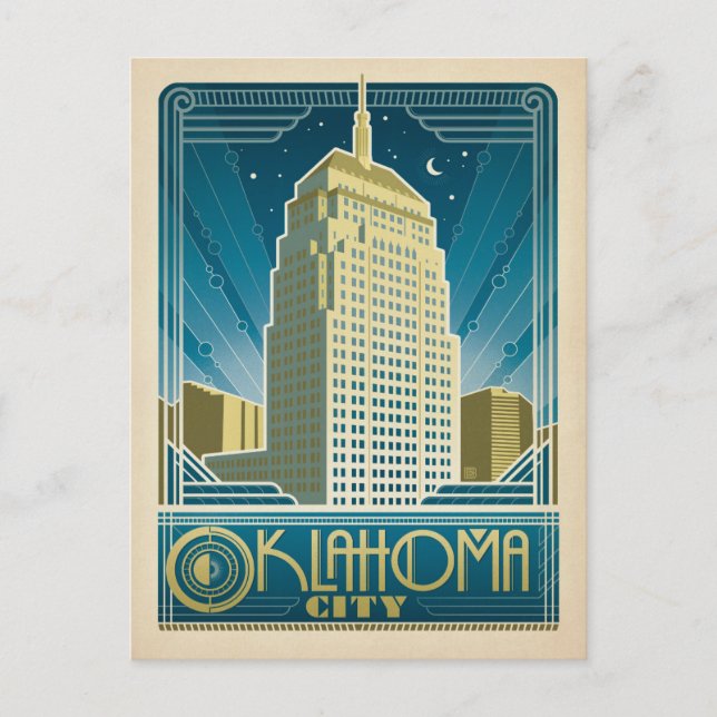 Oklahoma City, OK Postcard (Front)