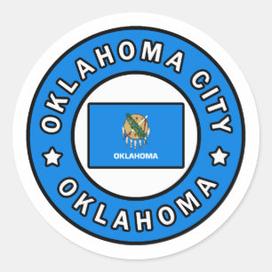 Oklahoma City Oklahoma Classic Round Sticker