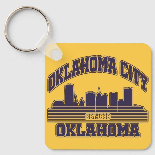 Oklahoma City,Oklahoma  Key Ring (Front)