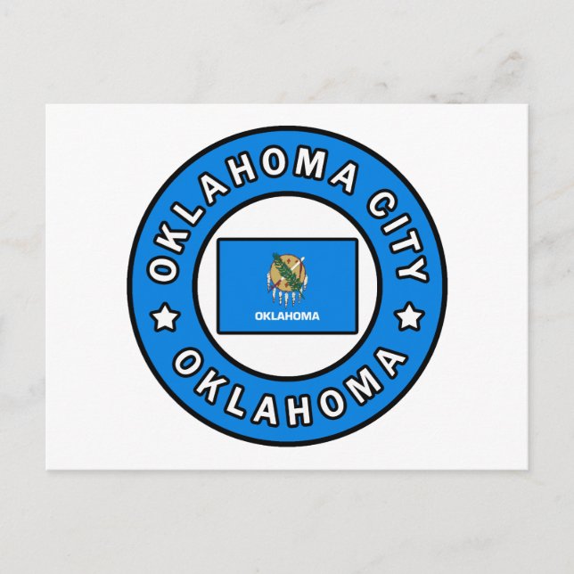 Oklahoma City Oklahoma Postcard (Front)