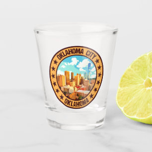 Oklahoma City Shot Glass