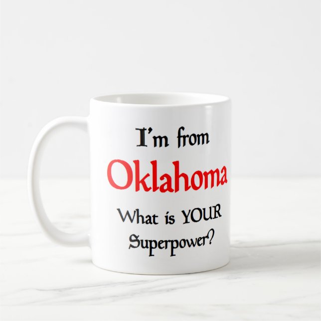 oklahoma coffee mug (Left)